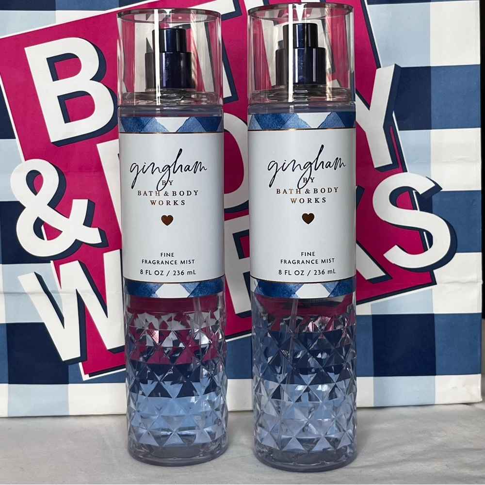 Gingham
Fine Fragrance Mist (set of 2) Brand New Bath and Body Works